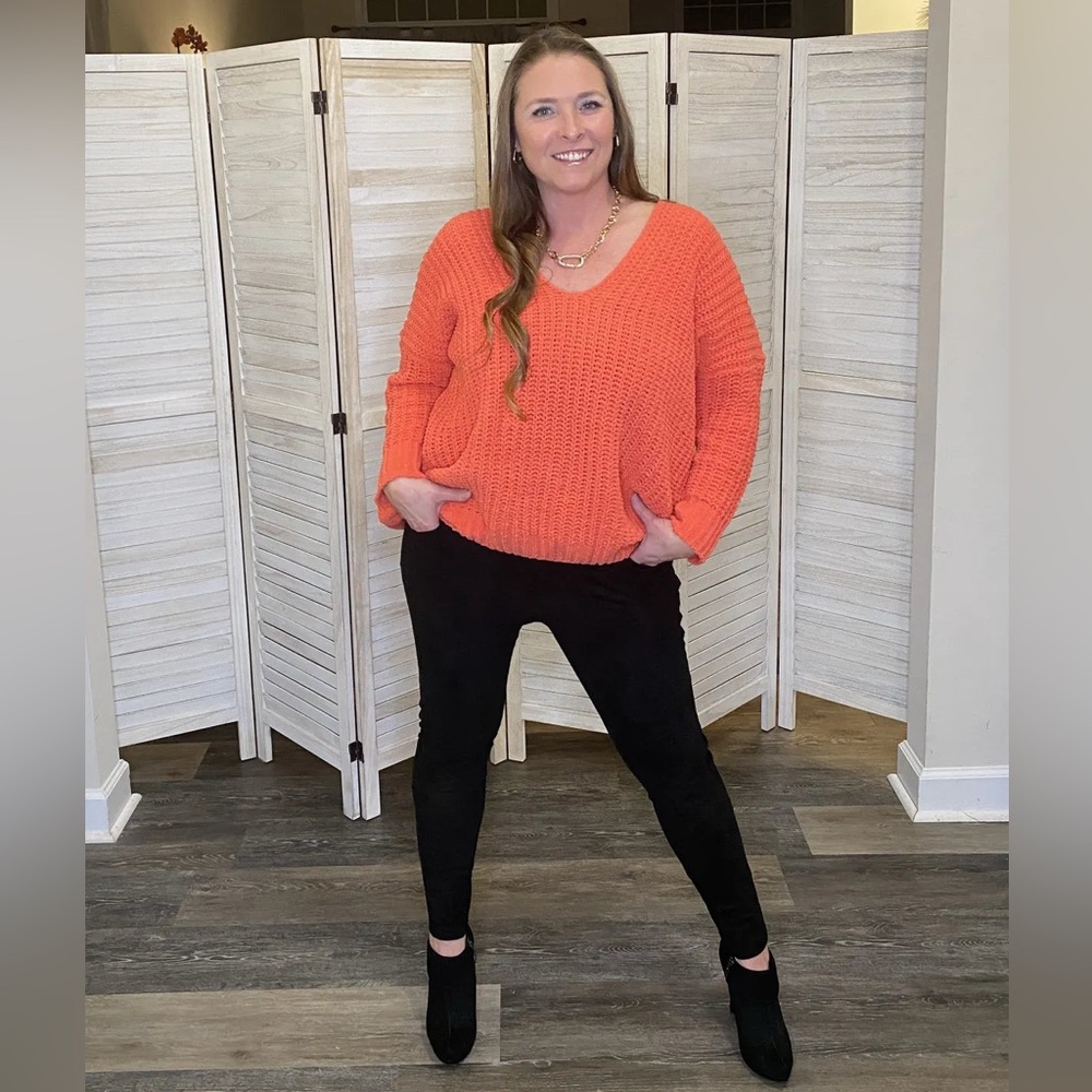 Faux Suede Legging